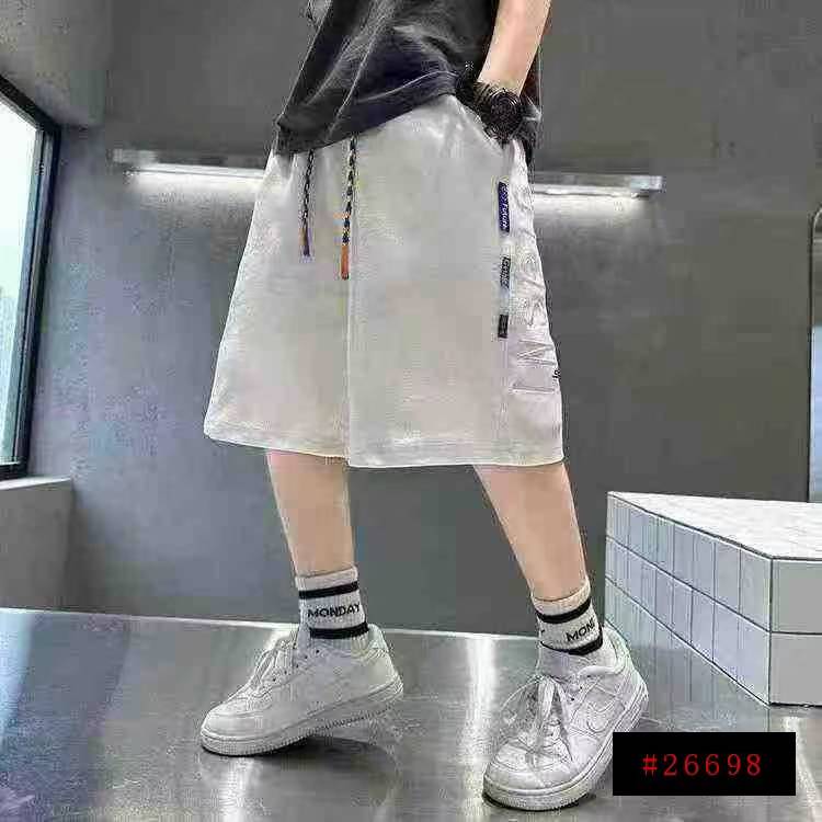 🌶️262条'儿童男童夏季短裤'新款中大童五分薄款夏款中裤运动裤潮'独立包装'码数110-170，全清5.8元💰，分货➕0.5@_@