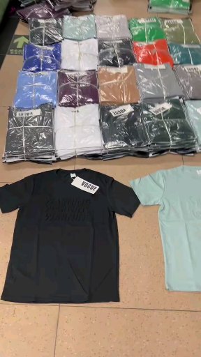 ☕️男装潮牌立体钢印短袖T恤8800件全清10.8分货11.8元 ，一捆齐色齐码数xl到3xl，200-220克棉质面料，每一件都是工艺钢印T恤，男士夏季新款立体钢印宽松T恤男装圆领短袖上衣@_@
