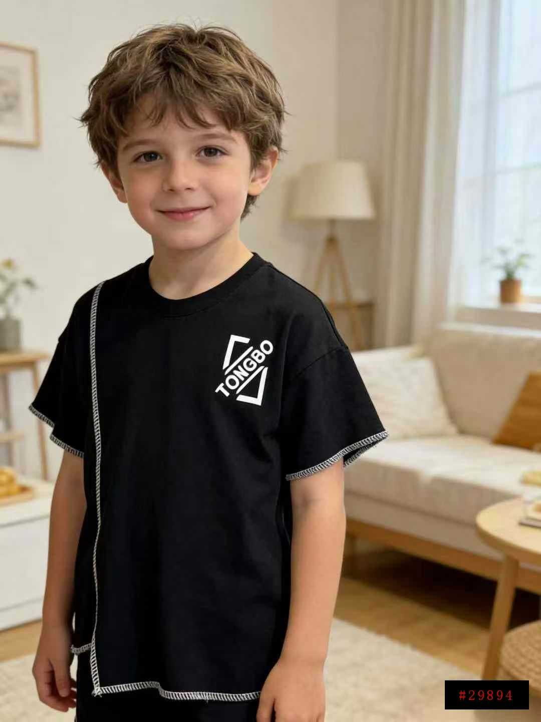 🍺儿童夏装潮牌纯棉男女童短袖，独立包装带吊牌，码数100-140，250件，全清5.5@_@