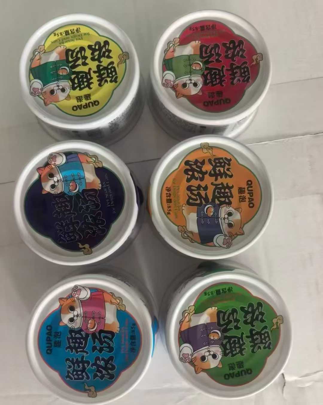 30万罐的宠物罐头 6个款 85g一罐  
一箱100罐 一箱里面一种口味 
都是新日期 保质期两年 
（ 工厂供应给电商的货 电商下架不做了 现工厂把这批货当尾货处理掉）