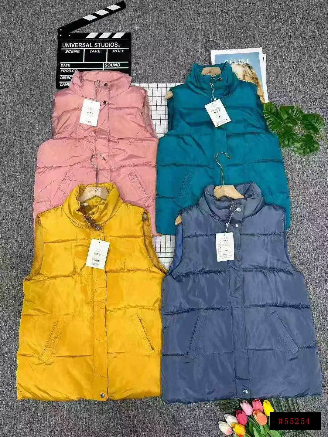🐯600件男女同款棉服马甲，整款4个颜色，独立拉链包装，实体店货品做工质量好[强]码数XL一5XL，全清16.8分货加1