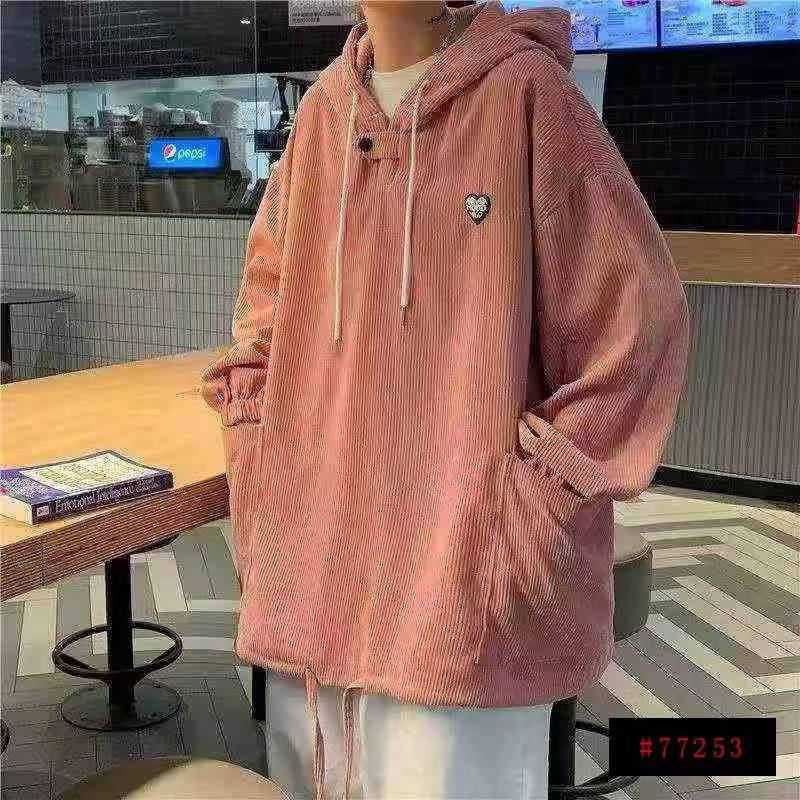 全清价7.8元💰，分货➕1
🌟🌟389件'灯芯绒卫衣男春季ins潮牌港风新款情侣宽松小众上衣薄款连帽外套'独立包装'码数smlxlxxlxxxl。货号001#80